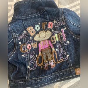 Wrangler BABY COWGIRLS JEAN JACKET size 0-3 months